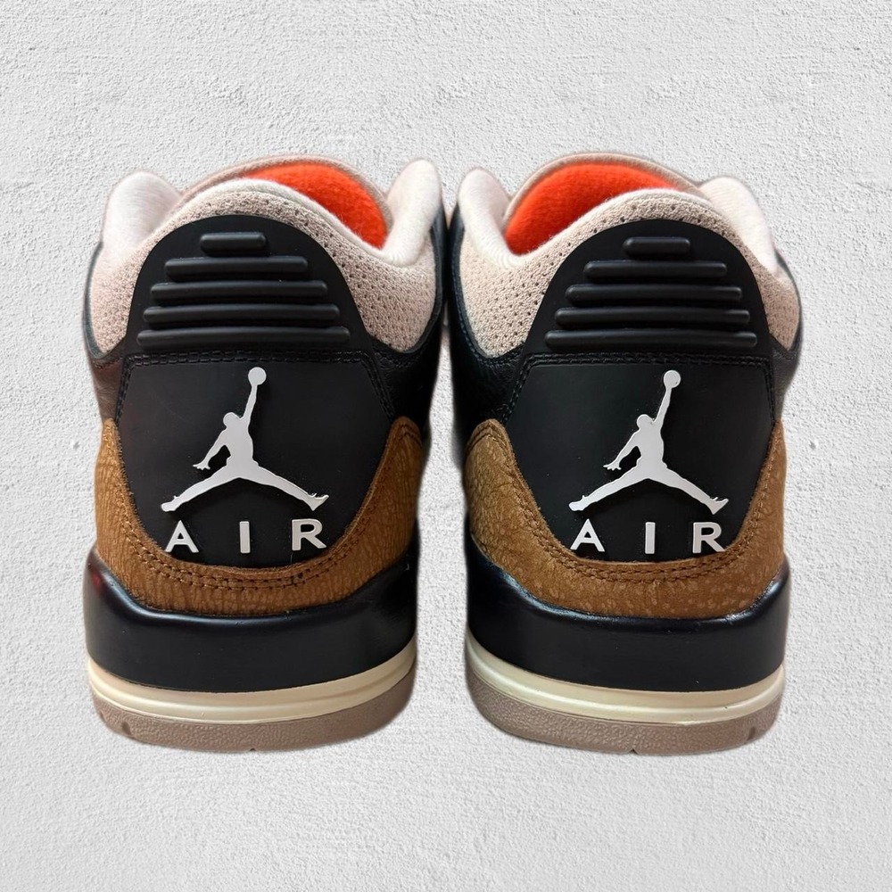 Air Jordan 3 Retro Desert Elephant Black Orange 10.5 - Picture 3 of 8